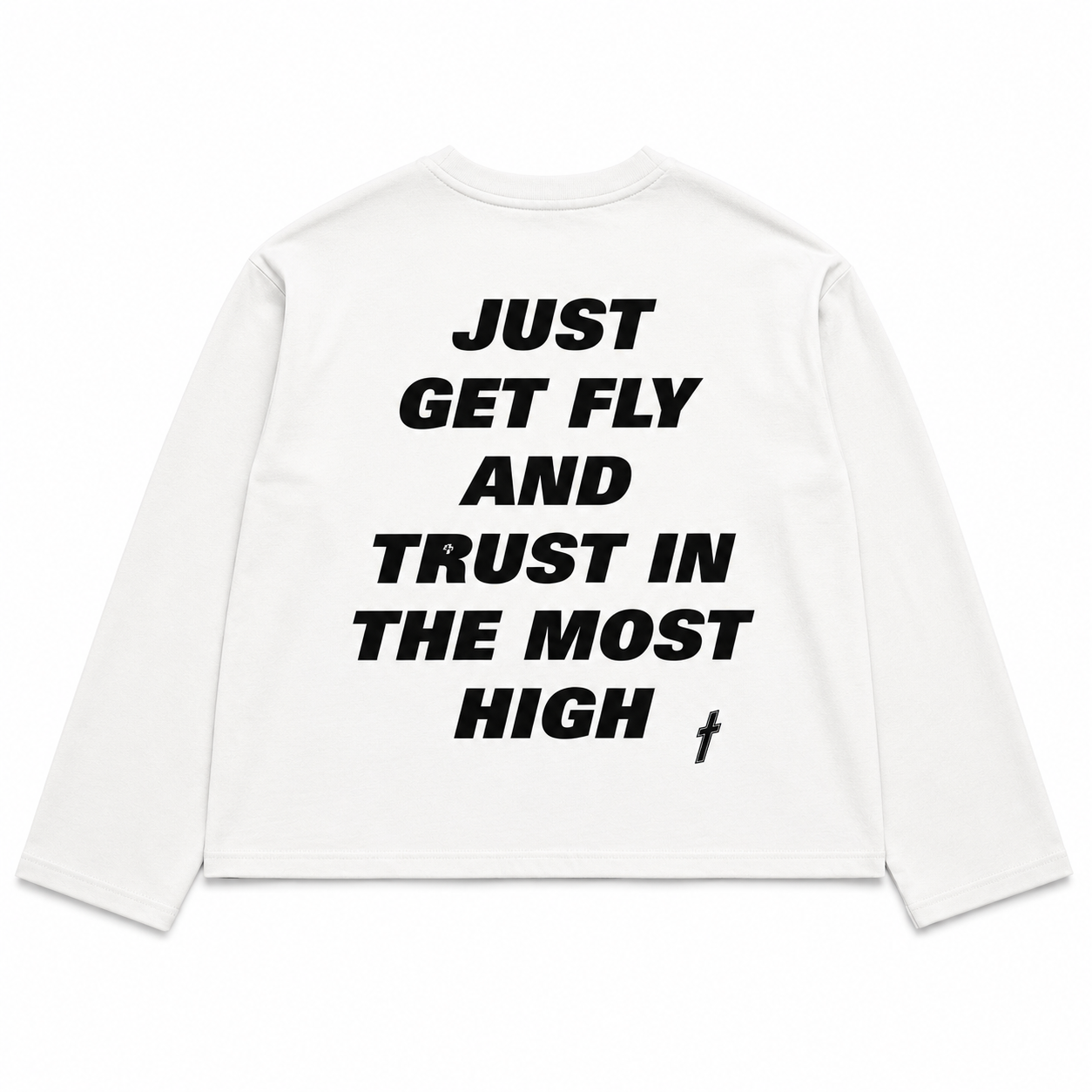 WHITE GET FLY LONGSLEEVE