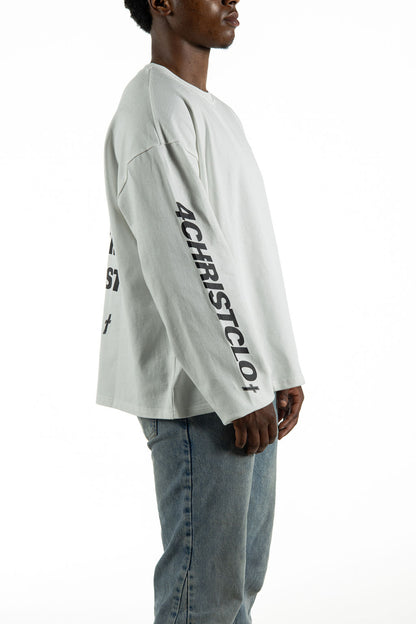 WHITE GET FLY LONGSLEEVE