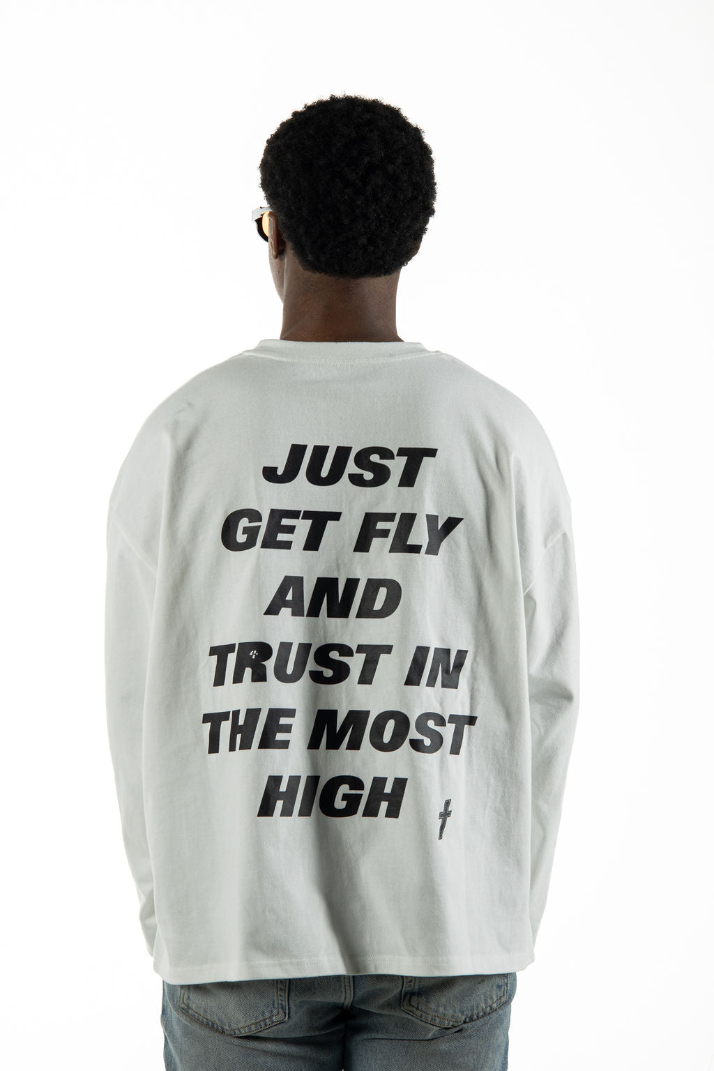 WHITE GET FLY LONGSLEEVE