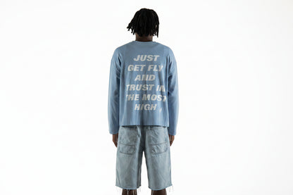 LIGHT BLUE GET FLY LONGSLEEVE