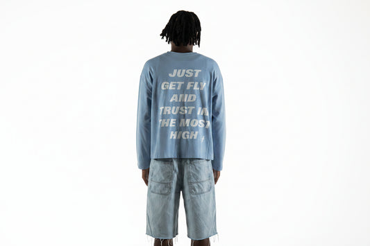 LIGHT BLUE GET FLY LONGSLEEVE