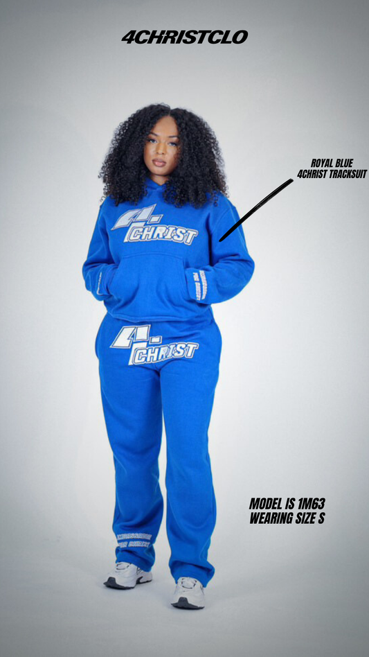 4CHRIST ROYAL BLUE JOGGERS