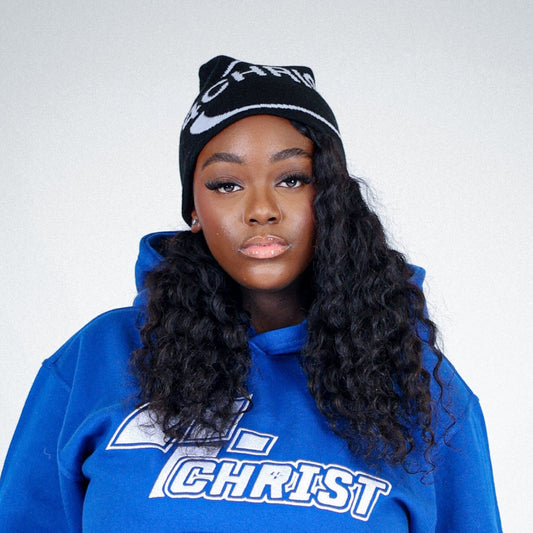 BLACK 4CHRIST BEANIE