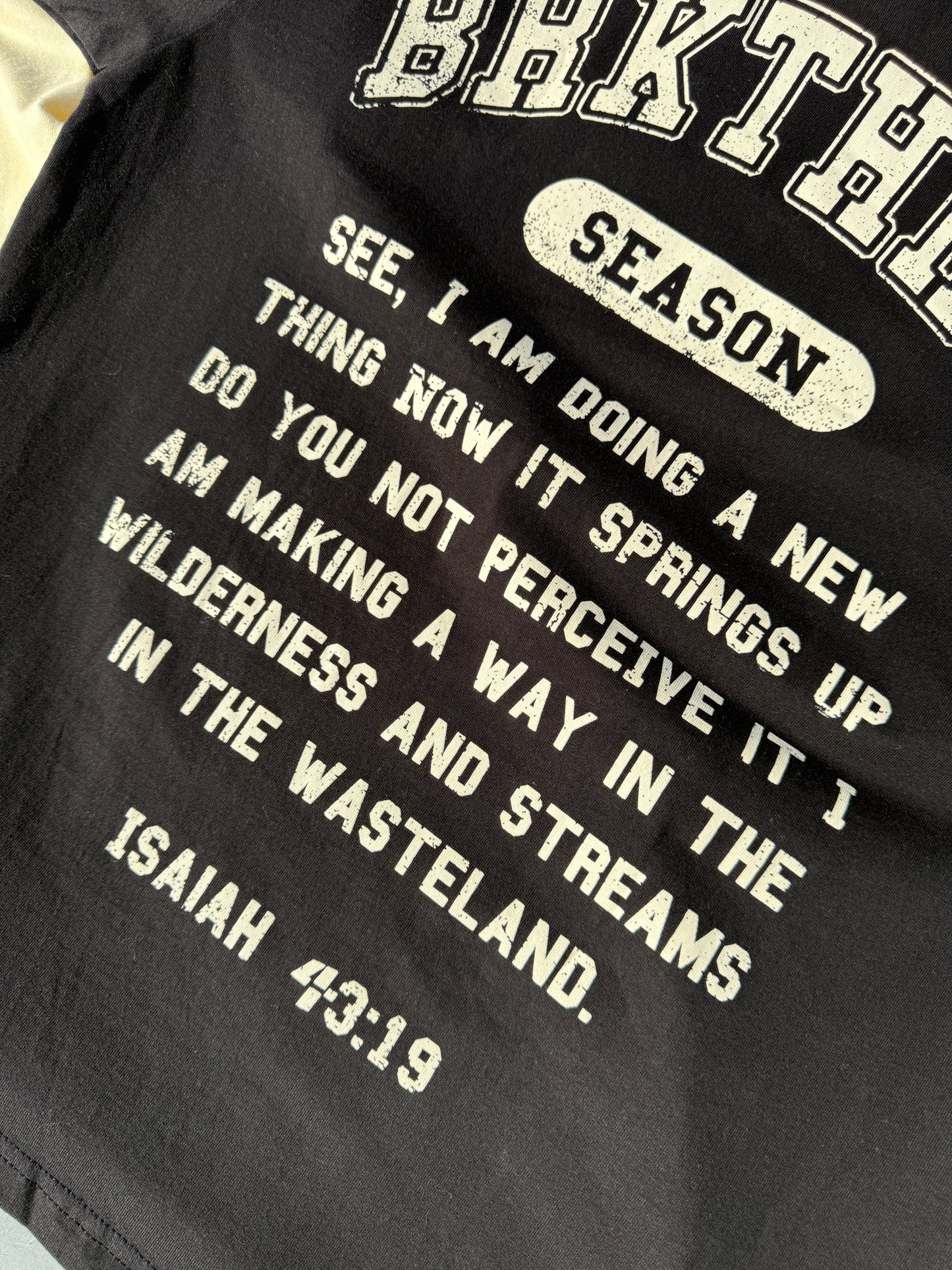 BLACK ISAIAH 43:19 TEE