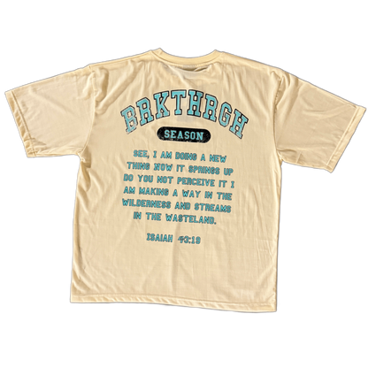 BEIGE ISAIAH 43:19 TEE