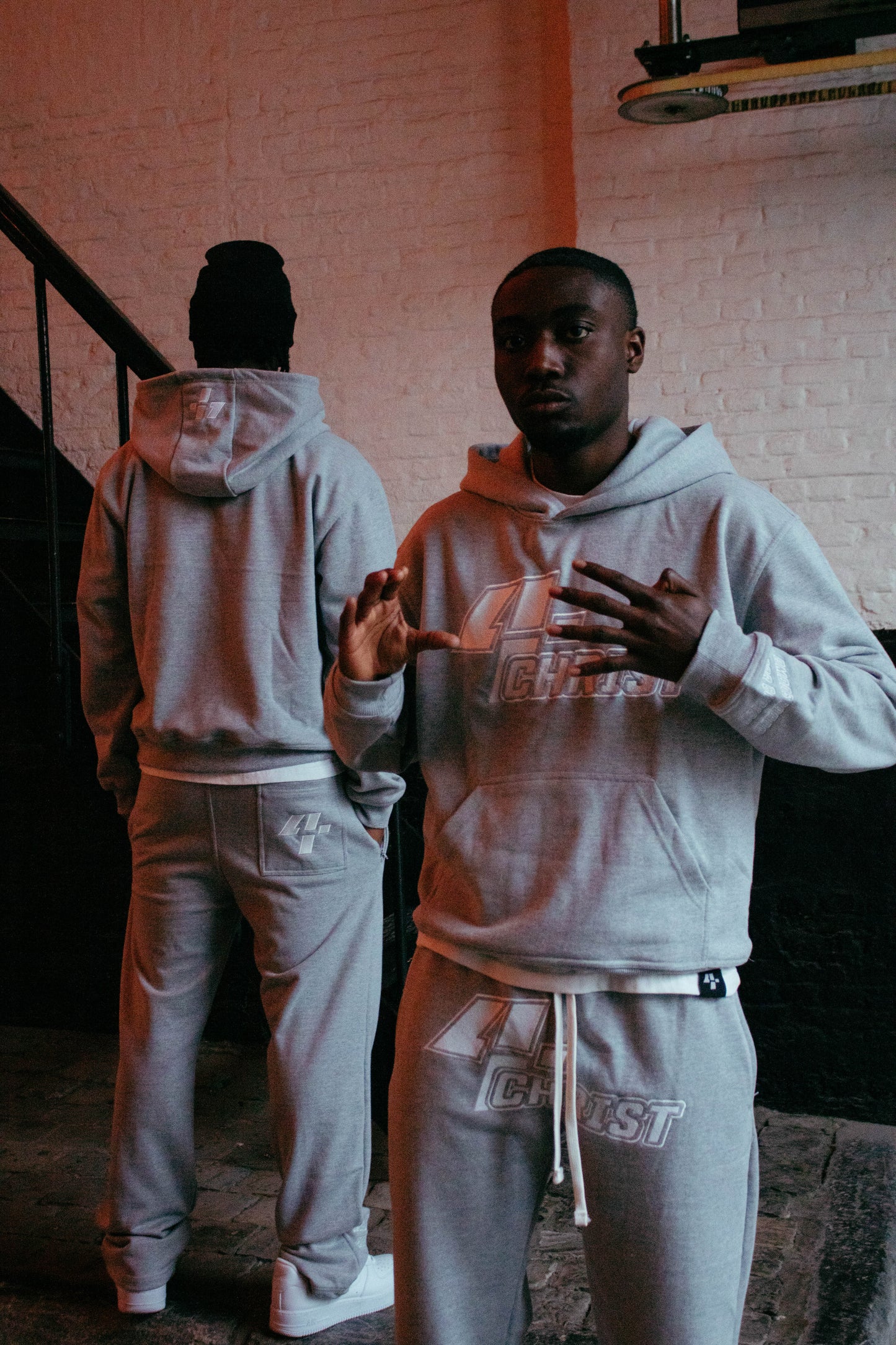4CHRIST GREY TRACKSUIT