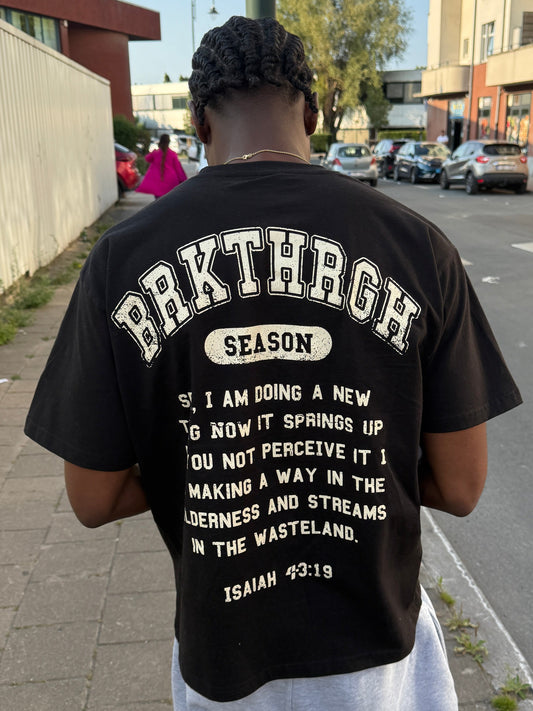 BLACK ISAIAH 43:19 TEE