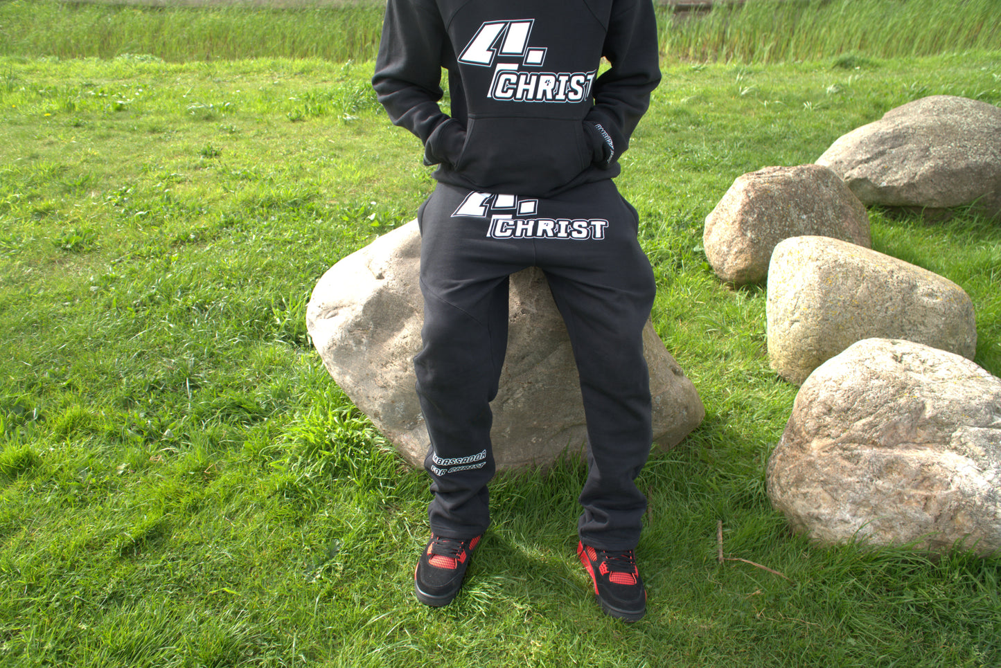 4CHRIST BLACK TRACKSUIT
